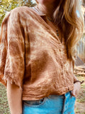 Alliene Boxy Top- Golden