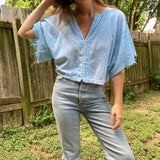 Alliene Boxy Top- Pacific