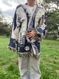 Blanket Coat- Conchs and Lighthouse