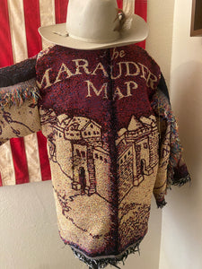 Blanket Coat- Maraurders Map