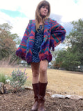 Blanket Coat- Purple