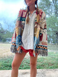Blanket Coat- Cook Out