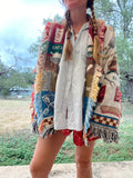 Blanket Coat- Cook Out
