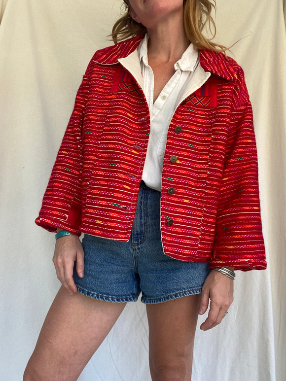 Blanket Coat- Red