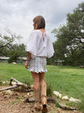 Hearts and Horses Ruffle Wrap Skirt