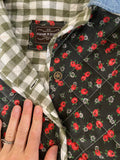 Quilted Coat- Tomato