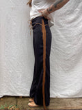 Black Fringe Pants
