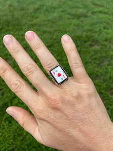 Ace of Hearts Ring