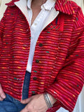 Blanket Coat- Red