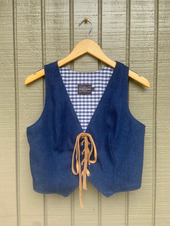 Denim Vest Large