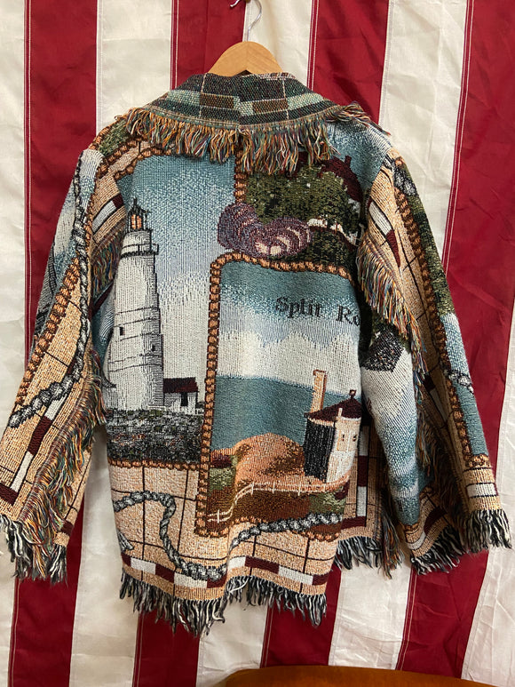 Blanket Coat- Lighthouses