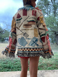 Blanket Coat- Cook Out