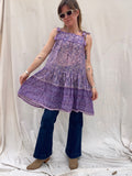 Block Print Tunic Purple