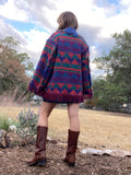 Blanket Coat- Purple
