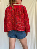Blanket Coat- Red