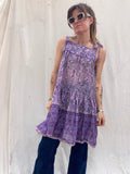 Block Print Tunic Purple