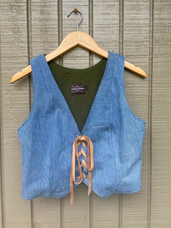 Denim Vest Large