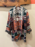 Blanket Coat- Aztec