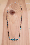 pluma feather stamped beaded shell Silver sterling silver moon ring necklace handmade crystal point turquoise made beads naja native American jewelry healing power labradorite pendant 