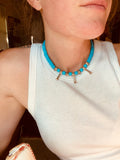 Glass Turquoise Necklace