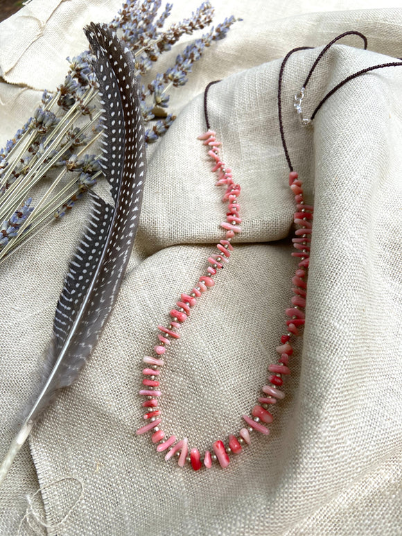 Coral Layering Necklace