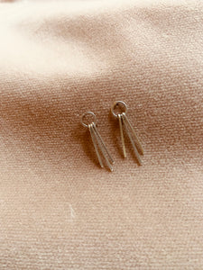 Tiny Circle Fringe Earrings