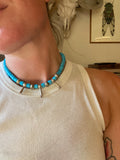 Glass Turquoise Necklace