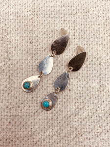 Turquoise Teardrop Earrings