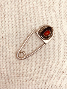 Coral Safety Pin