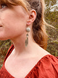 Concho Teardrop Earrings