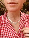 Mini Blue June Necklace