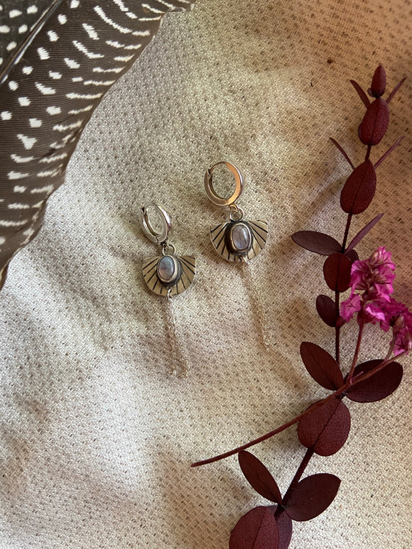 Moonstone Bloom Earrings